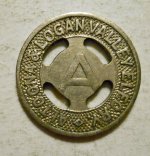 Altoona & Logan Valley Fare Token ~ Front Side